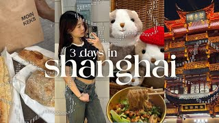 china vlog 𓏲 ๋࣭🎐 3 days in shanghai, the bund, yu yuan garden, what i eat, shopping and more!