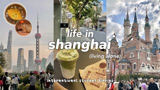 studying in shanghai 🪷 days in my life: disney, capybara cafe, shopping, exploring the city ᡣ𐭩•｡ꪆৎ⋅