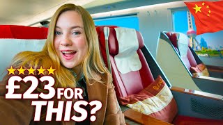 Business Class Bullet Train in China! 🇨🇳 | Shanghai to Hangzhou