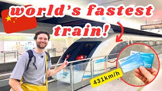 China has the World&#39;s Fastest Train! Shanghai Maglev 🇨🇳🚄