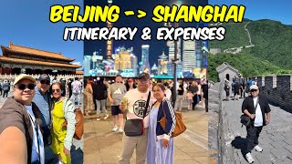 7 Days Beijing - Shanghai 🇨🇳 Itinerary &amp; Expenses Breakdown ✈️💸